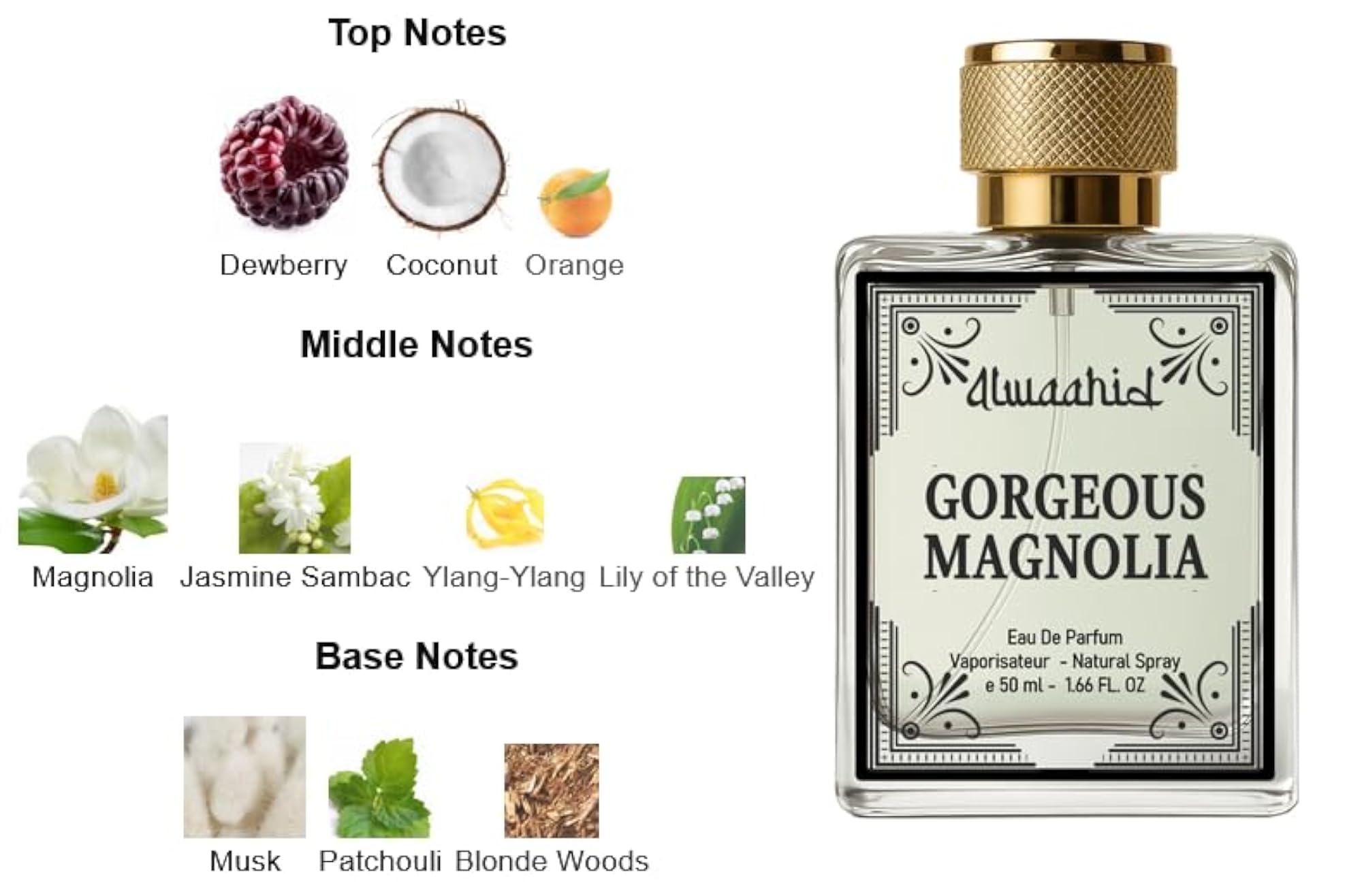 Gorgeous Magnolia Women's 50ml Eau De Parfum